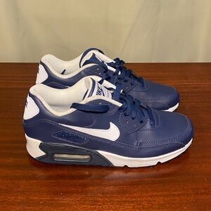 Nike ID Air Max 90 Custom ‘SHIRL’ Navy Blue White 931896-991 Unisex W 9/ Men 7.5